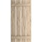 Ekena Millwork Rustic Four Board Spaced Board-n-Batten Riverwood Faux Wood Shutters, 23 1/2W x 32H, PR SHUBSS23X32RWPR - alternate 18